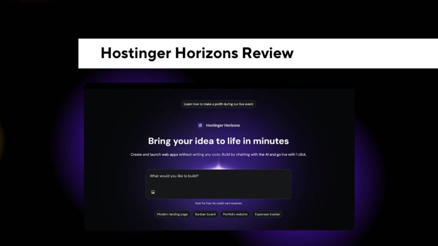 Hostinger Horizons Review